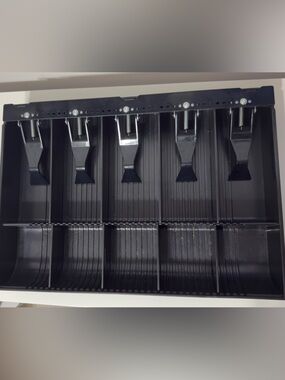 5 Bill Black Cash Drawer Insert - Coin and Bill Organizer Tray